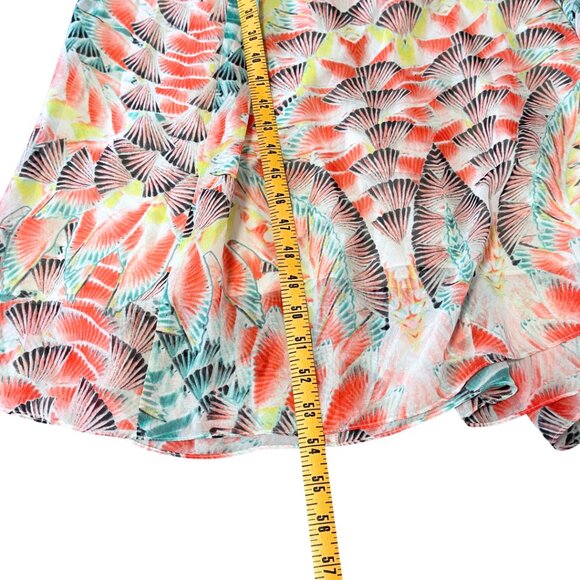 BCBGMAXAZRIA 100% Silk Maxi Inga Dress Womens Size 0 Lipstick Red Combo Goddess - Picture 11 of 11